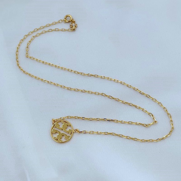Tory Burch Gold Pendant Necklace - Picture 2 of 2